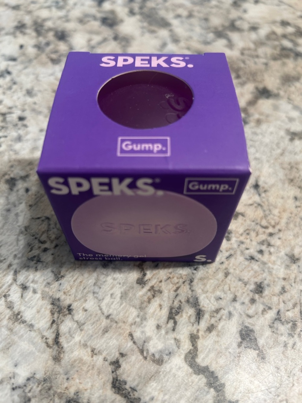 Speks Gump Memory Gel Stress Ball Mist Purple Squishy VIRAL Fidget Toy